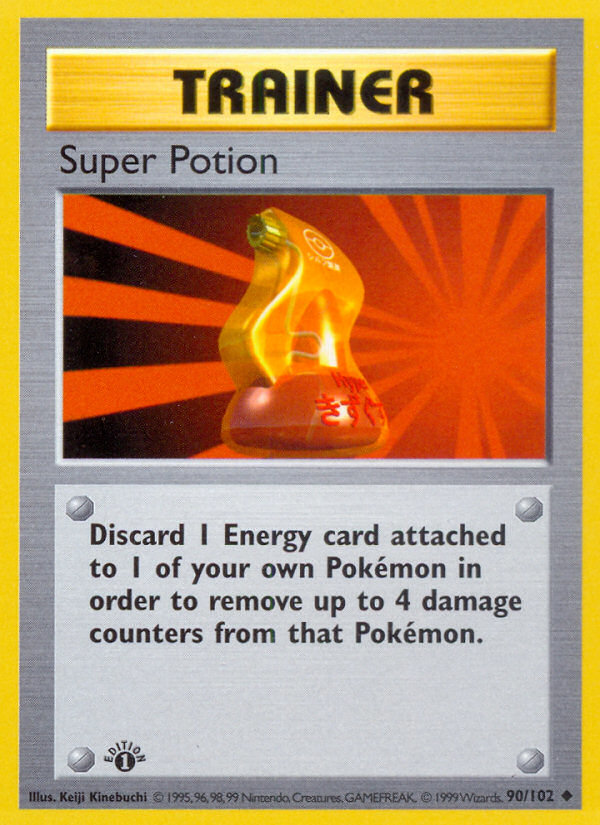 Super Potion (90/102) (Shadowless) [Base Set 1st Edition] | Odin's Place