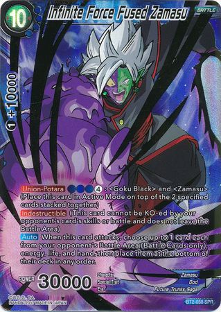 Infinite Force Fused Zamasu (SPR) (BT2-058) [Union Force] | Odin's Place