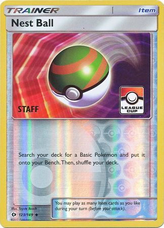 Nest Ball (123/149) (League Promo Staff) [Sun & Moon: Base Set] | Odin's Place