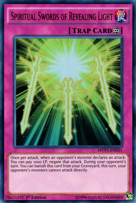 Spiritual Swords of Revealing Light [MVP1-EN031] Ultra Rare | Odin's Place