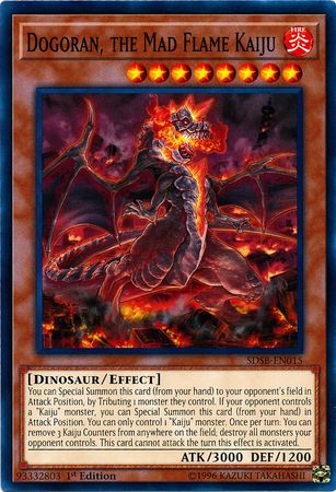 Dogoran, the Mad Flame Kaiju [SDSB-EN015] Common | Odin's Place