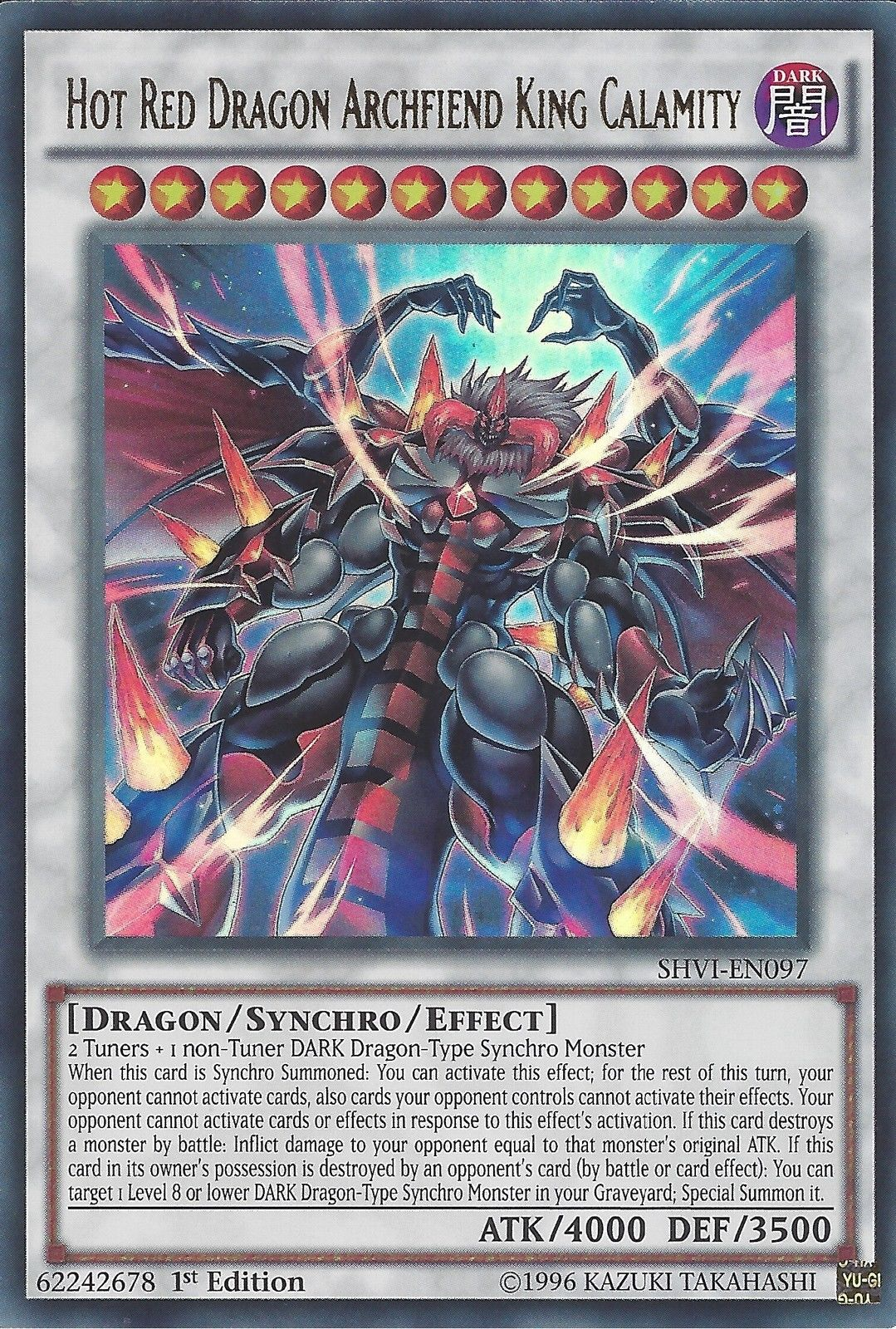 Hot Red Dragon Archfiend King Calamity [SHVI-EN097] Ultra Rare | Odin's Place