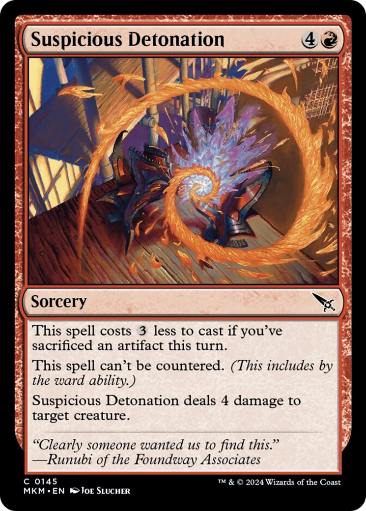 Suspicious Detonation [Murders at Karlov Manor] | Odin's Place