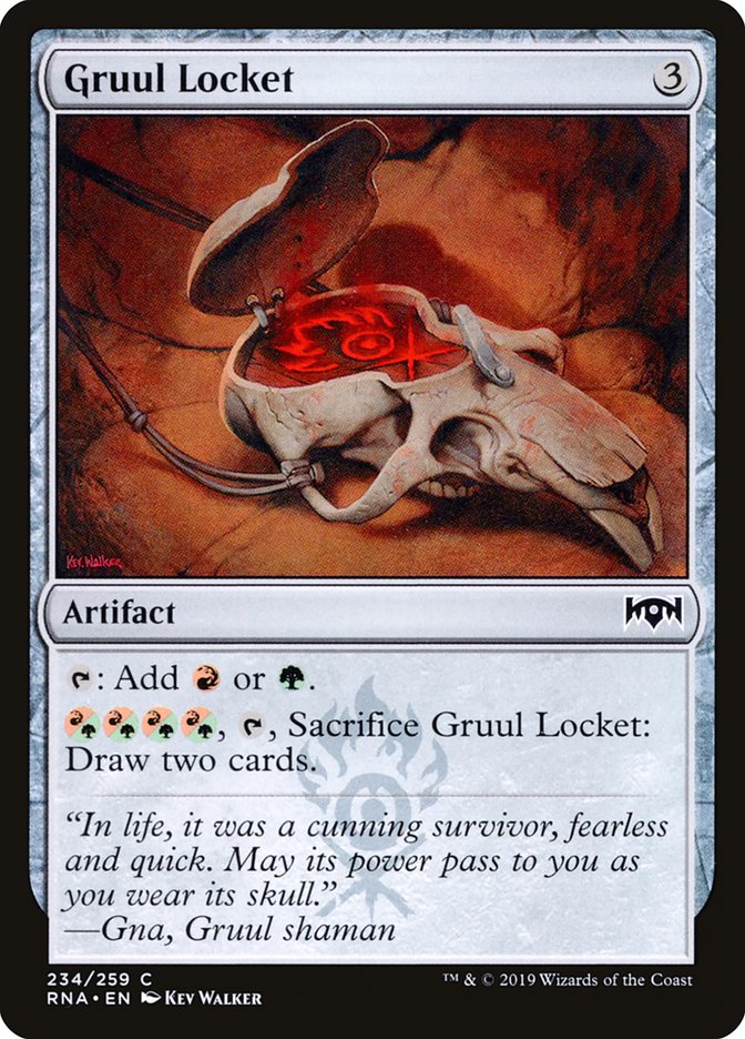 Gruul Locket (234) [Ravnica Allegiance] | Odin's Place