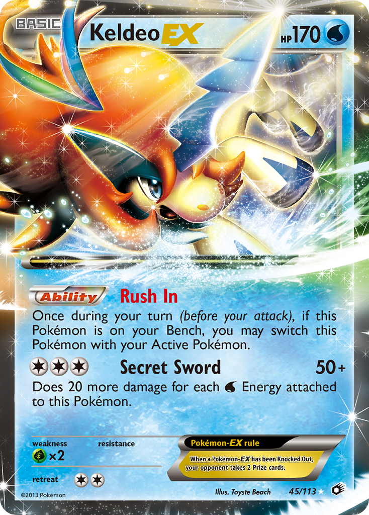 Keldeo EX (45/113) [Black & White: Legendary Treasures] | Odin's Place