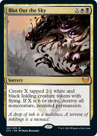 Blot Out the Sky (Promo Pack) [Strixhaven: School of Mages Promos] | Odin's Place