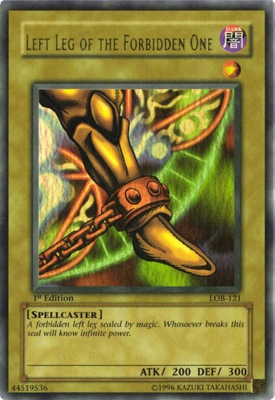 Left Leg of the Forbidden One [LOB-121] Ultra Rare | Odin's Place