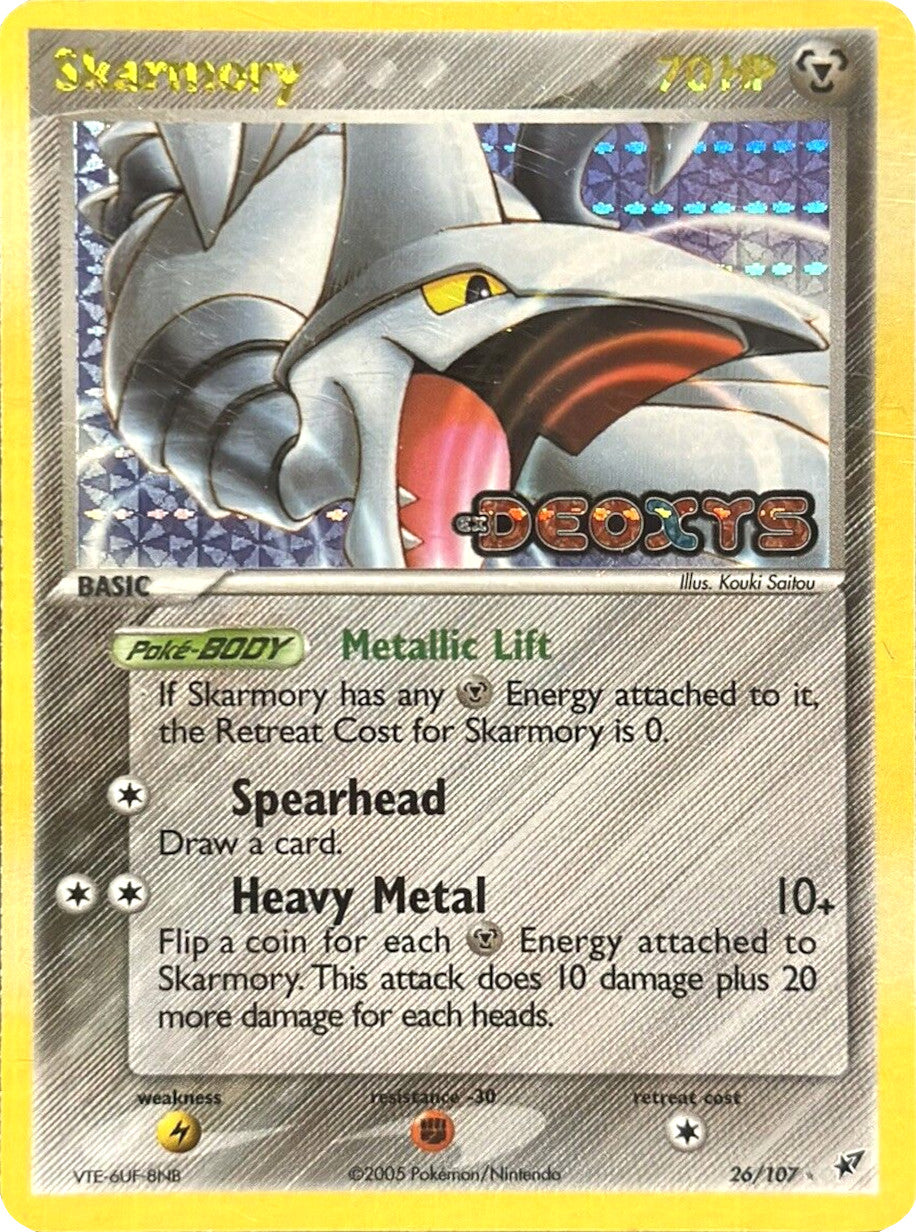 Skarmory (26/107) (Stamped) [EX: Deoxys] | Odin's Place
