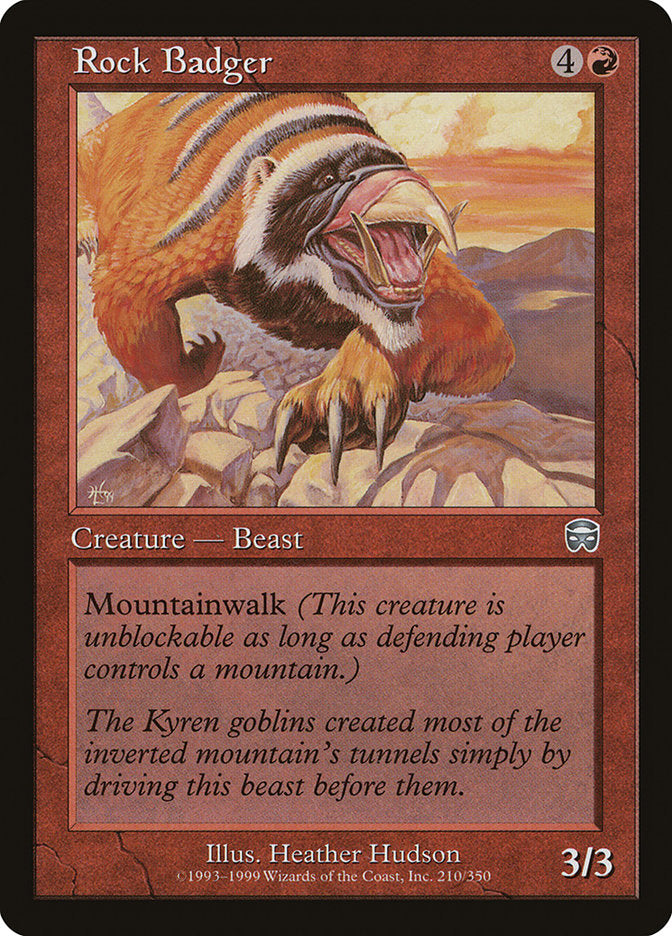 Rock Badger (210) [Mercadian Masques] | Odin's Place