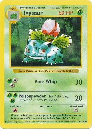 Ivysaur (30/102) [Base Set Shadowless Unlimited] | Odin's Place