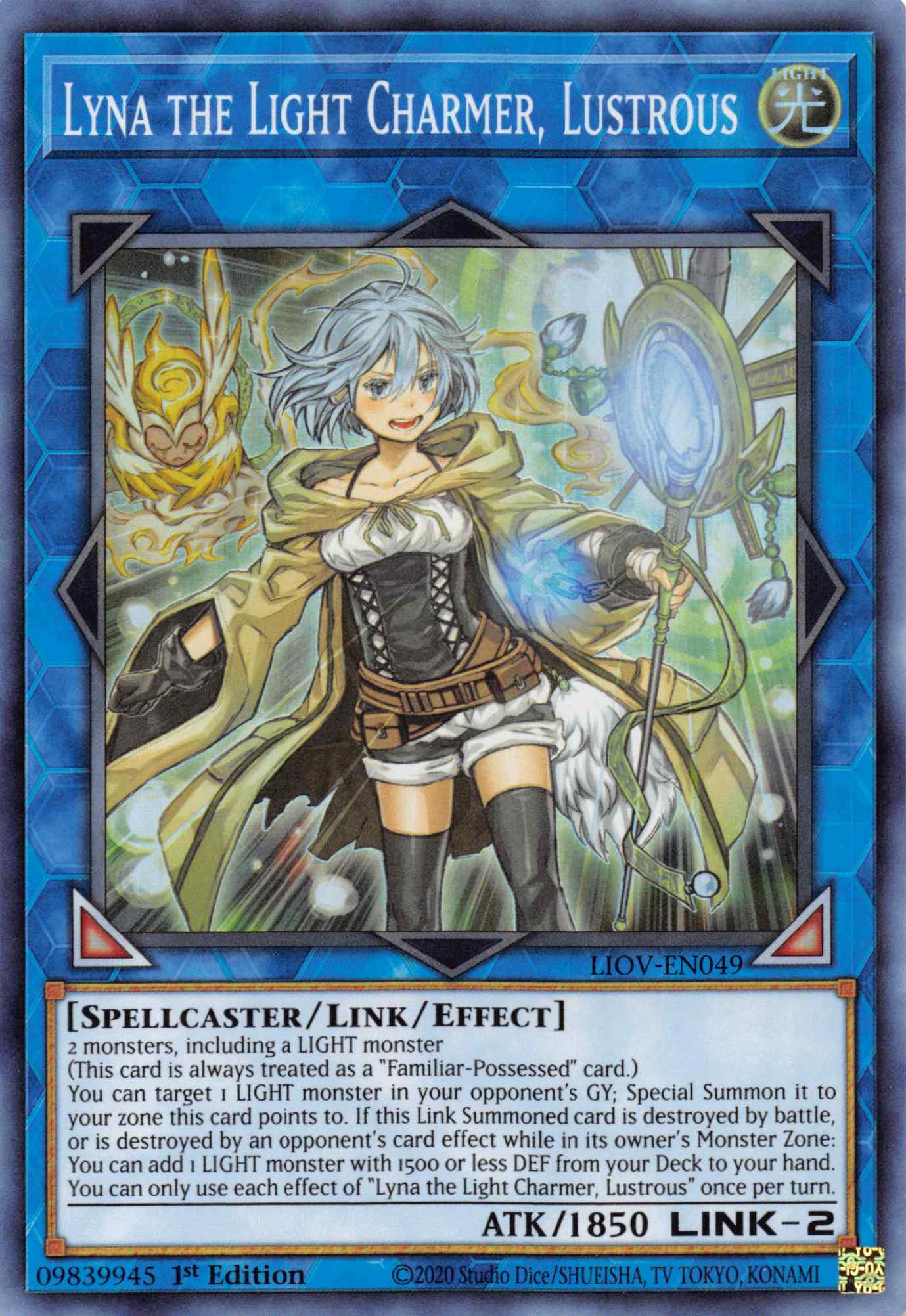 Lyna the Light Charmer, Lustrous [LIOV-EN049] Starlight Rare | Odin's Place