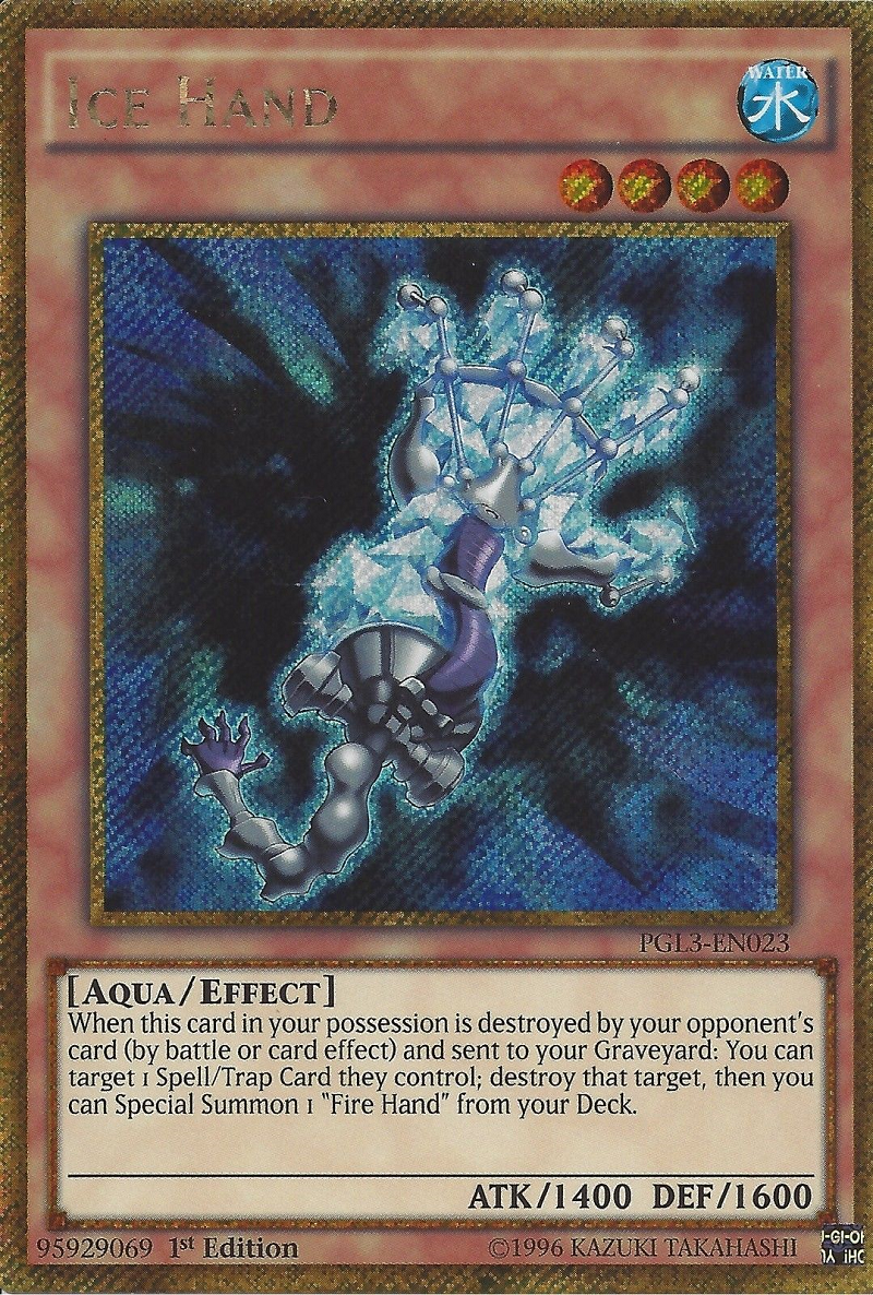 Ice Hand [PGL3-EN023] Gold Secret Rare | Odin's Place