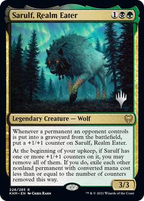Sarulf, Realm Eater (Promo Pack) [Kaldheim Promos] | Odin's Place