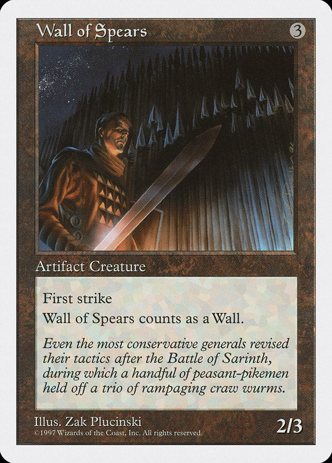 Wall of Spears (407) [Fifth Edition] | Odin's Place