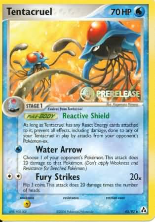 Tentacruel (45/92) (Prerelease Promo) [Nintendo: Black Star Promos] | Odin's Place