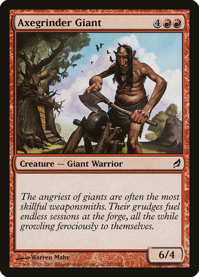 Axegrinder Giant (151) [Lorwyn] | Odin's Place