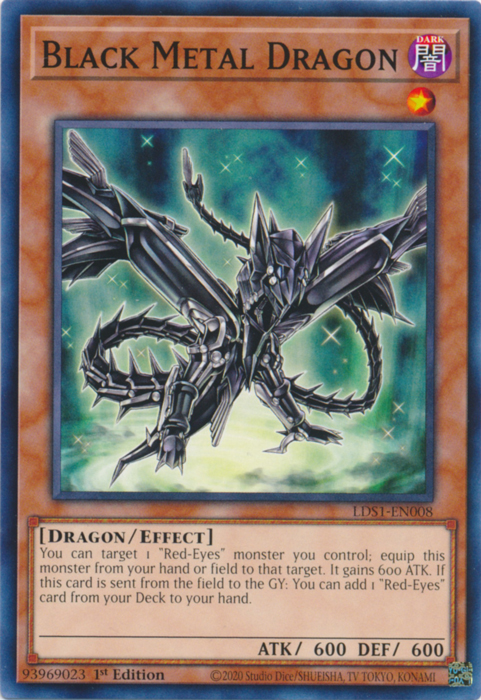 Black Metal Dragon [LDS1-EN008] Common | Odin's Place
