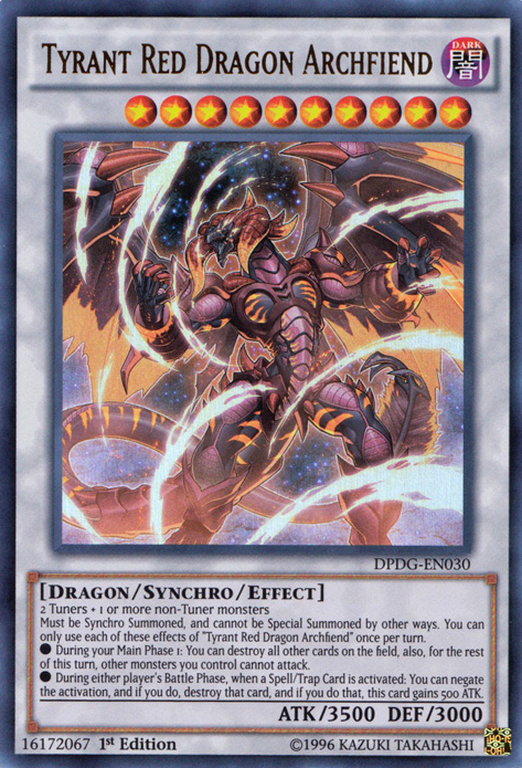 Tyrant Red Dragon Archfiend [DPDG-EN030] Ultra Rare | Odin's Place