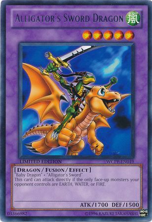 Alligator's Sword Dragon [WCPP-EN019] Rare | Odin's Place