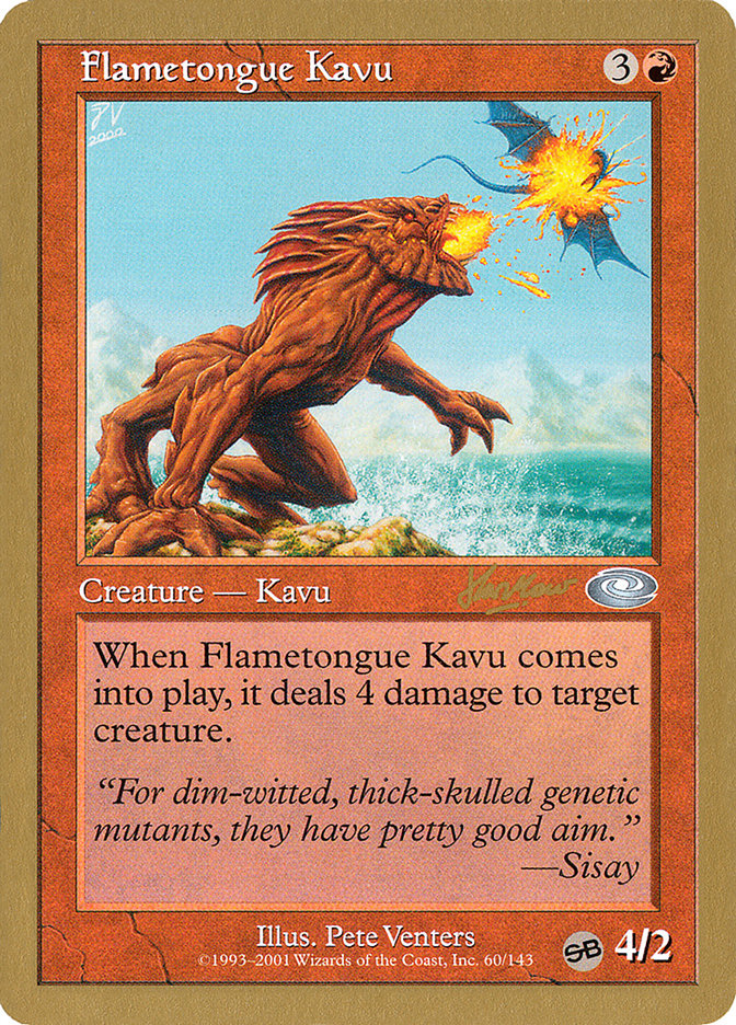Flametongue Kavu (Sim Han How) (SB) [World Championship Decks 2002] | Odin's Place