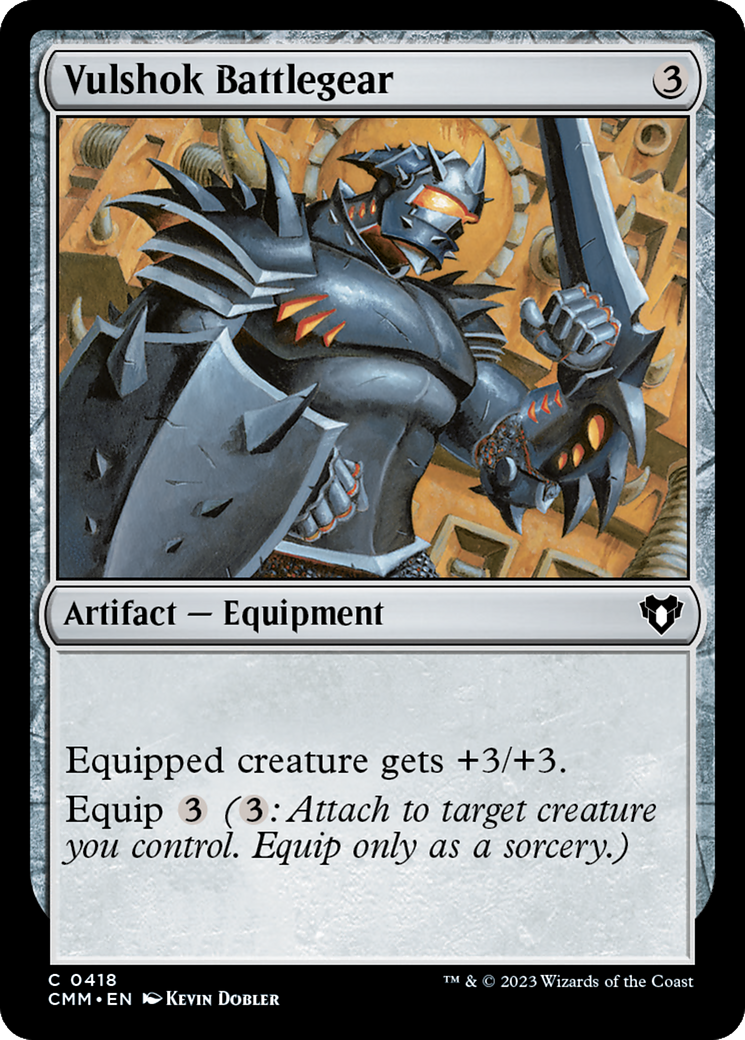 Vulshok Battlegear [Commander Masters] | Odin's Place
