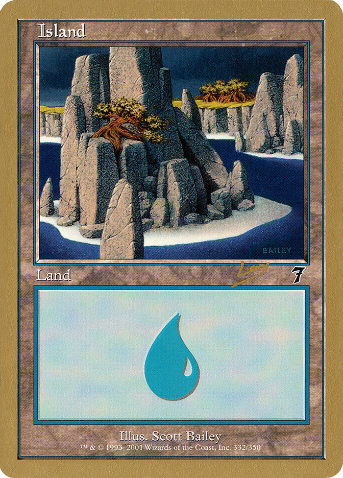 Island (rl332) (Raphael Levy) [World Championship Decks 2002] | Odin's Place