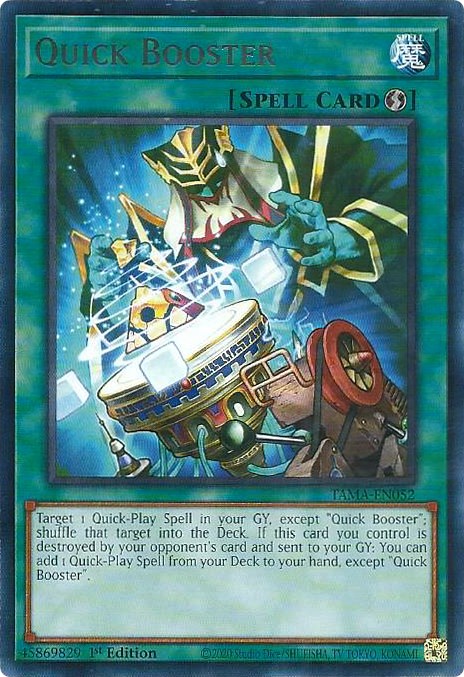 Quick Booster [TAMA-EN052] Rare | Odin's Place