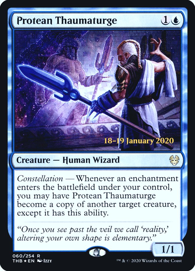Protean Thaumaturge [Theros Beyond Death Prerelease Promos] | Odin's Place