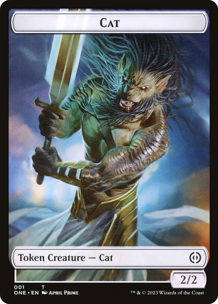 Cat Token [Phyrexia: All Will Be One Tokens] | Odin's Place