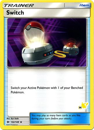 Switch (132/149) (Pikachu Stamp #36) [Battle Academy 2020] | Odin's Place