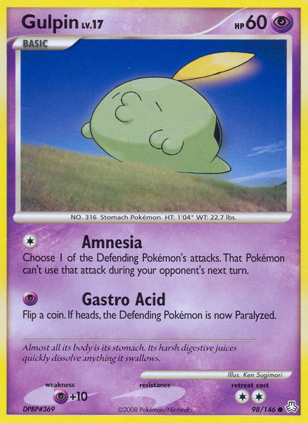 Gulpin (98/146) [Diamond & Pearl: Legends Awakened] | Odin's Place