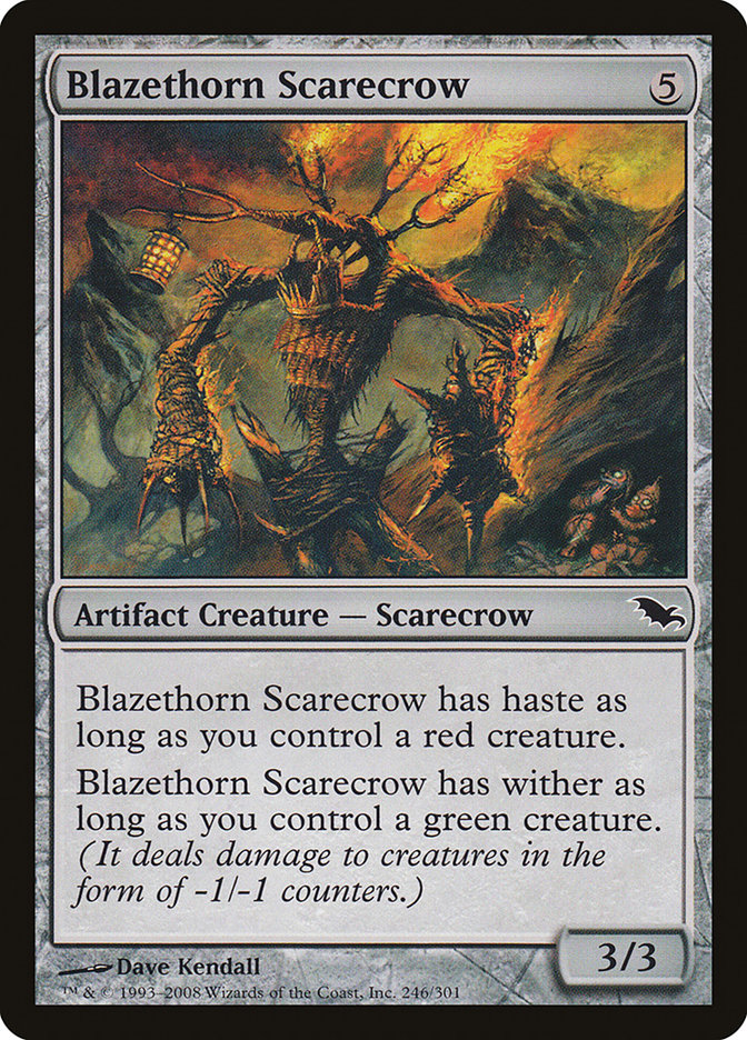 Blazethorn Scarecrow (246) [Shadowmoor] | Odin's Place