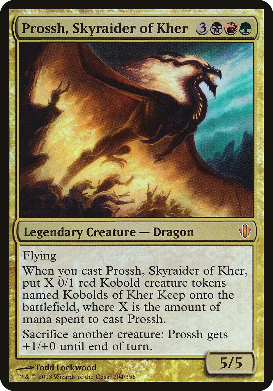 Prossh, Skyraider of Kher (204) (Oversized) [Commander 2013 Oversized] | Odin's Place
