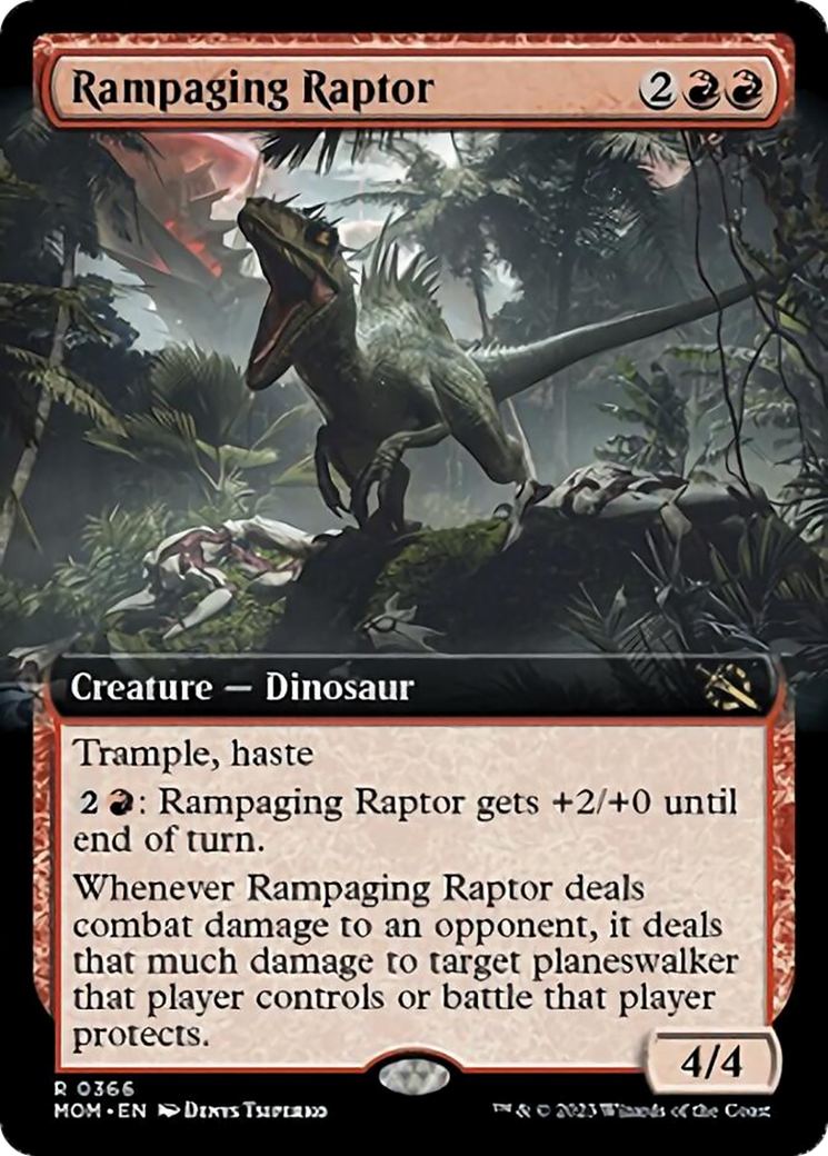 Rampaging Raptor (Extended Art) [March of the Machine] | Odin's Place