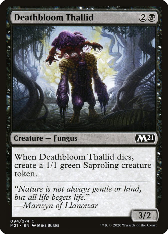 Deathbloom Thallid [Core Set 2021] | Odin's Place