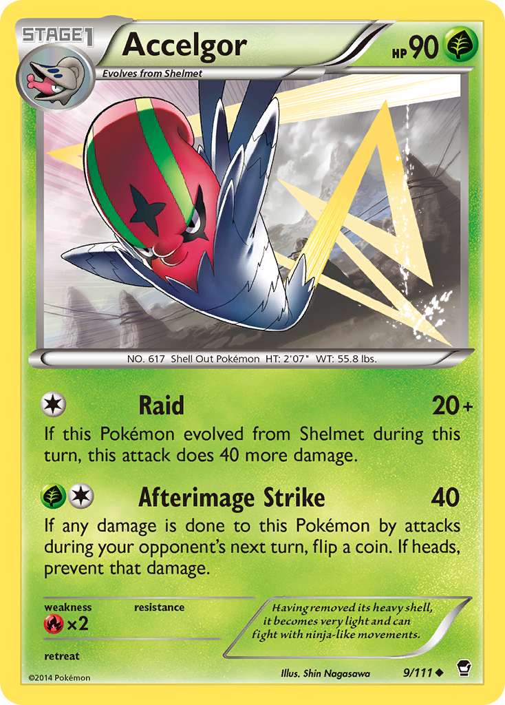 Accelgor (9/111) [XY: Furious Fists] | Odin's Place