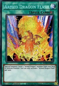 Armed Dragon Flash [BLVO-EN051] Secret Rare | Odin's Place