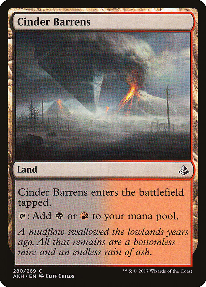 Cinder Barrens (280) [Amonkhet] | Odin's Place
