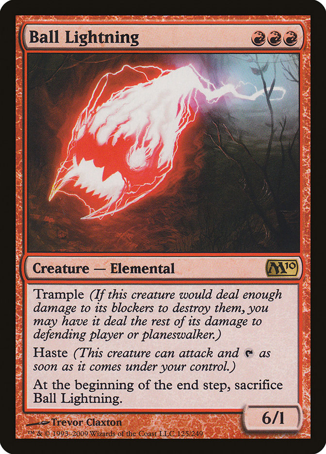 Ball Lightning (125) [Magic 2010] | Odin's Place