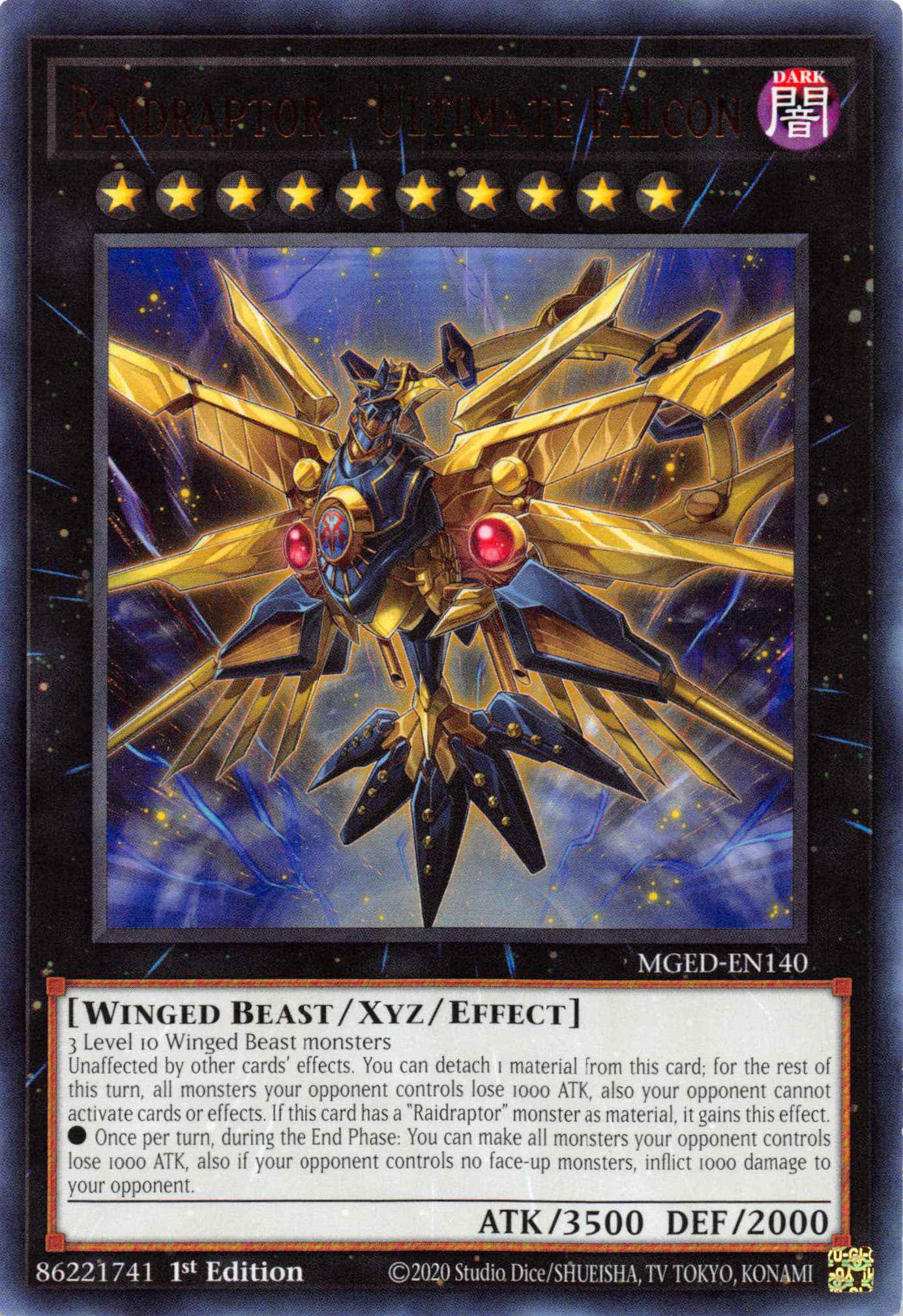 Raidraptor - Ultimate Falcon [MGED-EN140] Rare | Odin's Place