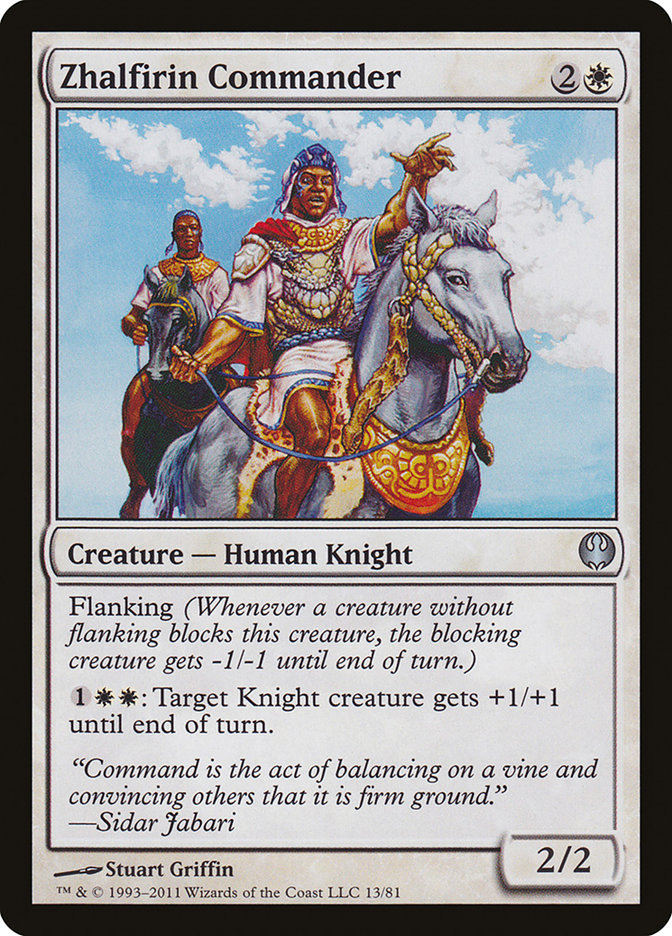 Zhalfirin Commander (13) [Duel Decks: Knights vs. Dragons] | Odin's Place