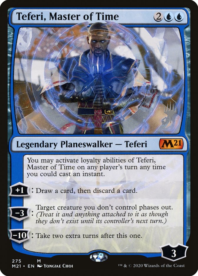 Teferi, Master of Time (Promo Pack) (275) [Core Set 2021 Promos] | Odin's Place