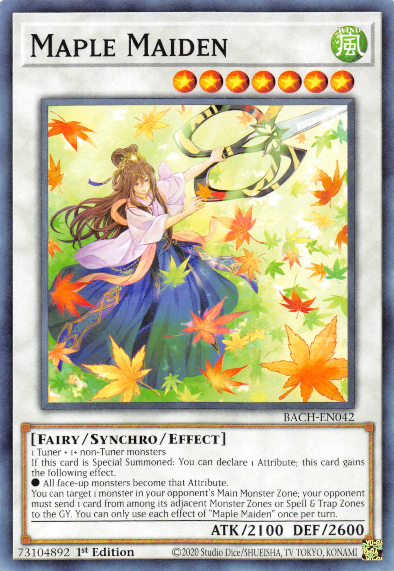 Maple Maiden [BACH-EN042] Common | Odin's Place