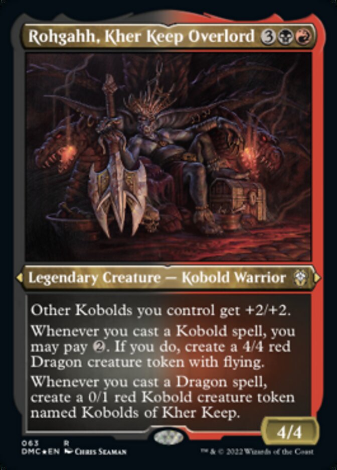 Rohgahh, Kher Keep Overlord (Foil Etched) [Dominaria United Commander] | Odin's Place