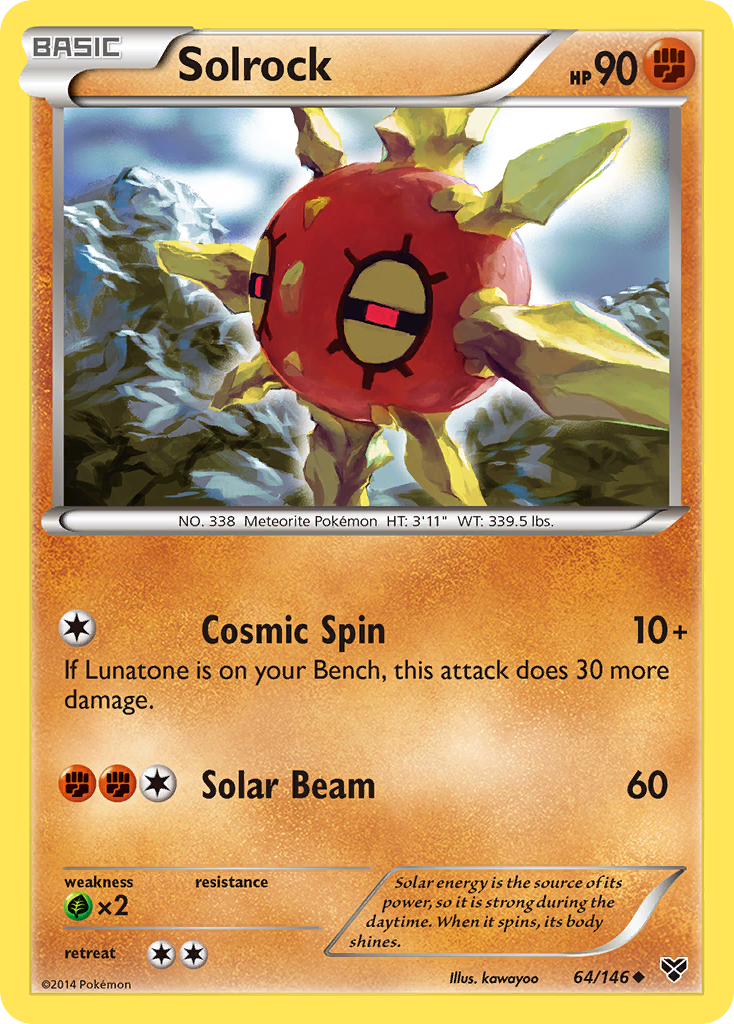 Solrock (64/146) [XY: Base Set] | Odin's Place