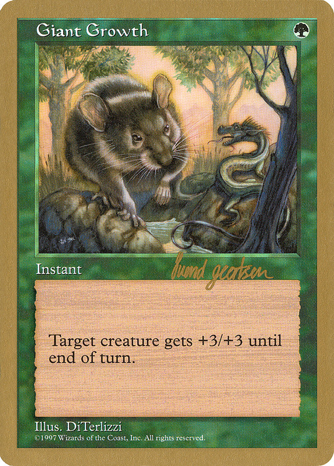 Giant Growth (Svend Geertsen) [World Championship Decks 1997] | Odin's Place
