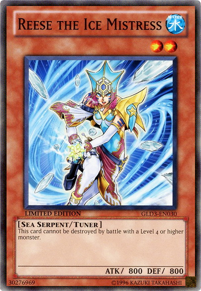 Reese the Ice Mistress [GLD3-EN030] Common | Odin's Place