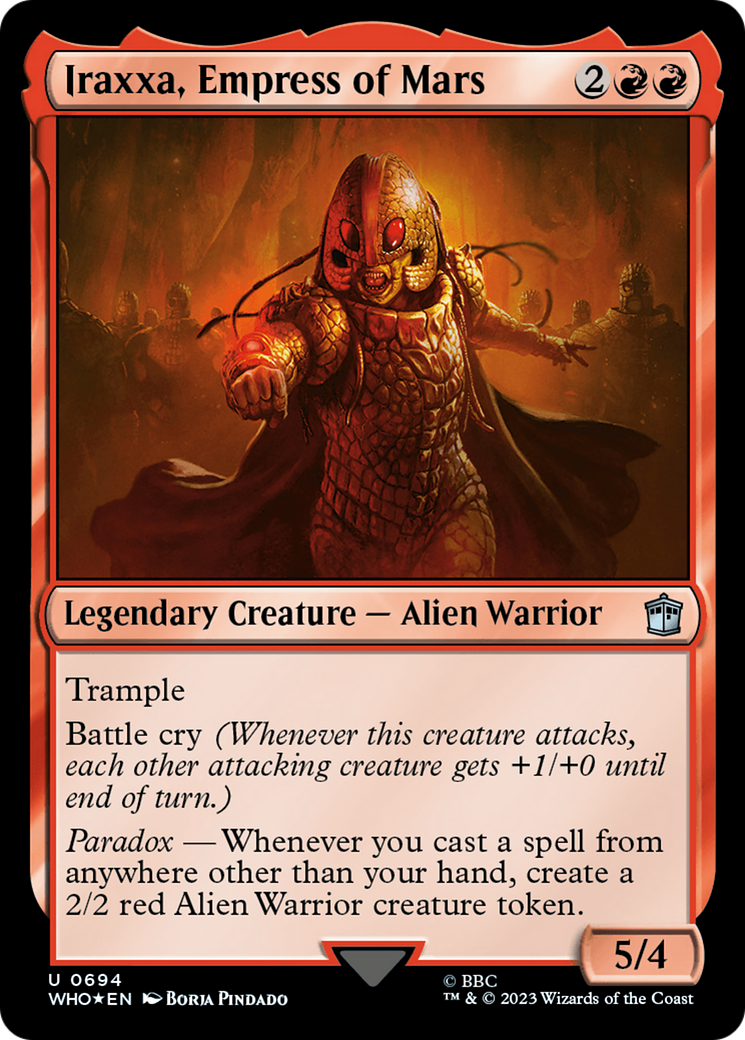 Iraxxa, Empress of Mars (Surge Foil) [Doctor Who] | Odin's Place