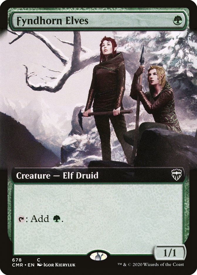 Fyndhorn Elves (Extended Art) [Commander Legends] | Odin's Place