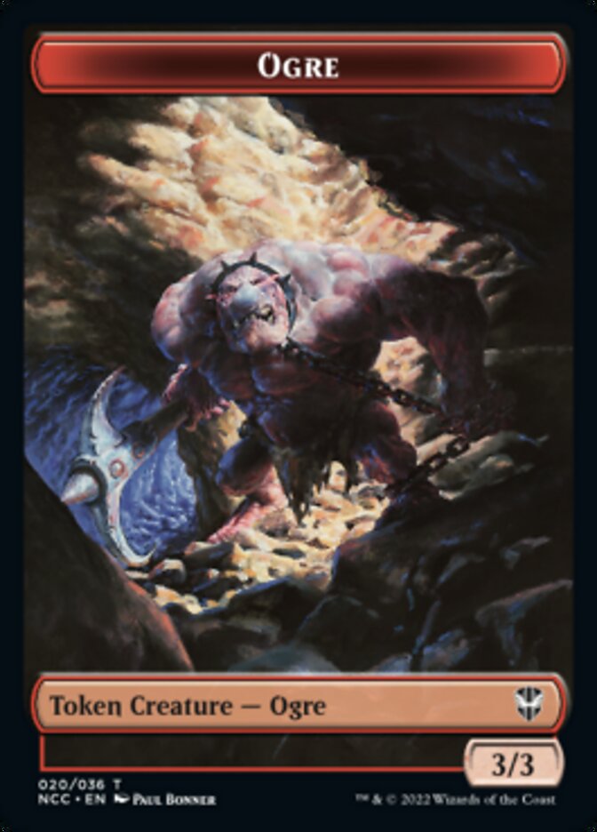 Ogre // Insect Double-Sided Token [Streets of New Capenna Commander Tokens] | Odin's Place